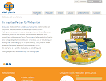 Tablet Screenshot of eitel-plastic.de